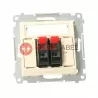 Simon54 Loudspeaker socket DGL32.01-41 beige