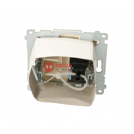 Simon54 Gniazdo kom. RJ45 poj. D61.01/41 beżowy