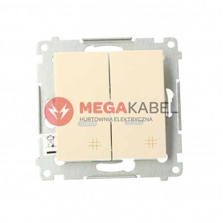 Simon54 Łącznik krzyżowy DW7.01/41 beżowy