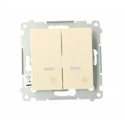 Simon54 Łącznik krzyżowy DW7.01/41 beżowy