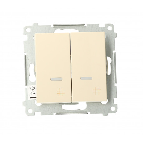 Simon54 Łącznik krzyżowy DW7.01/41 beżowy