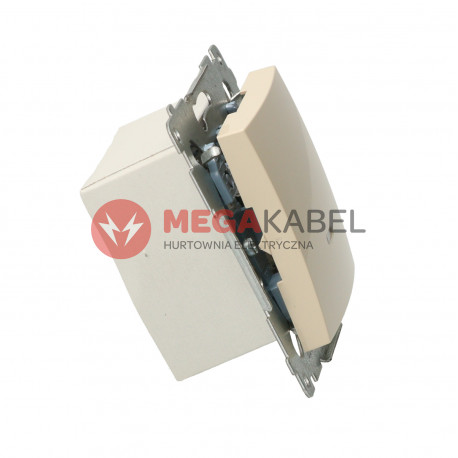 Simon54 Łącznik jednobiegunowy podświetlany DW1L.01-41 beżowy SIMON