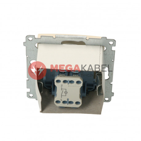 Simon54 Łącznik jednobiegunowy podświetlany DW1L.01-41 beżowy SIMON