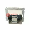Simon54 single-pole illuminated switch DW1L.01-41 beige SIMON