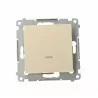 Simon54 single-pole illuminated switch DW1L.01-41 beige SIMON