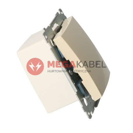 Simon54 Łącznik krzyżowy z podświetleniem DW7L.01/41 beżowy