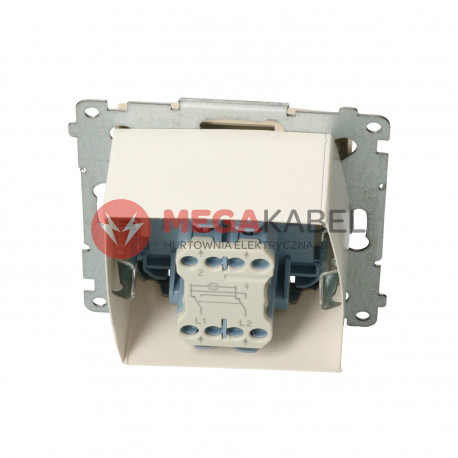 Simon54 Łącznik krzyżowy z podświetleniem DW7L.01/41 beżowy