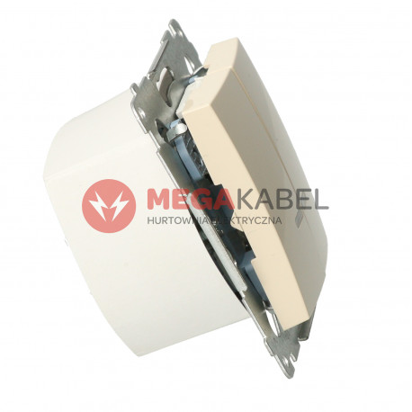 Simon54 Łącznik świecznikowy z podświetleniem LED DW5BL.01/41 beżowy