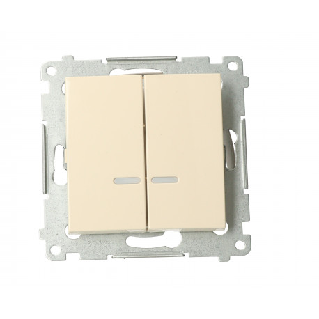 Simon54 Łącznik świeczn. podśw. DW5BL.01/41 beżowy