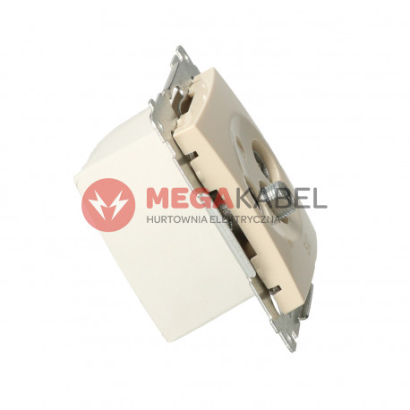 Simon54 Gniazdo antenowe R-TV-SAT końcowe DASK.01/41 beżowy