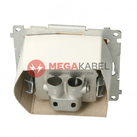 Simon54 Gniazdo antenowe R-TV-SAT końcowe DASK.01/41 beżowy