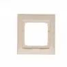 Simon54 1gang frame DR1/41 beige
