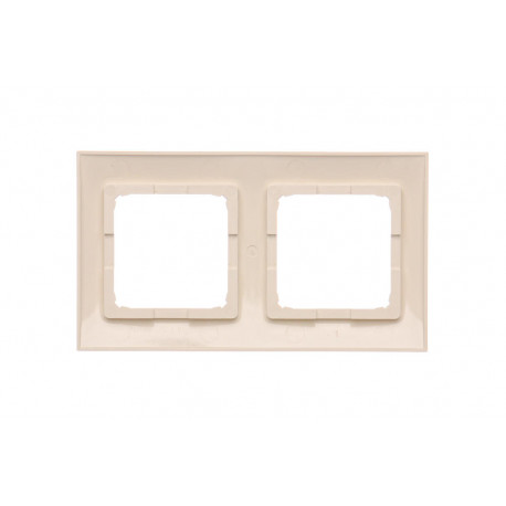 Simon54 Ramka 2-krotna DR2/41 beżowy