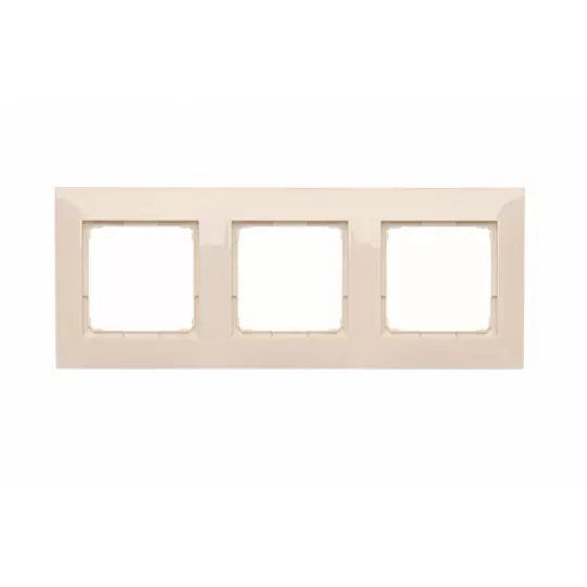 Simon54 DR3/41 3gang frame beige