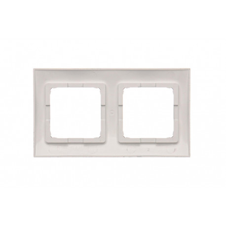 Simon54 Ramka na 2-moduły DR2/43 srebrny