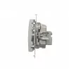 Simon54 R-TV-SAT antenna terminal socket DASK.01/43 silver
