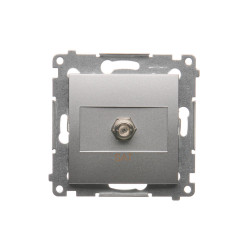 Simon54 Gniazdo satelit. poj. DASF1.01/43 srebrny