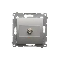 Simon54 Gniazdo satelit. poj. DASF1.01/43 srebrny