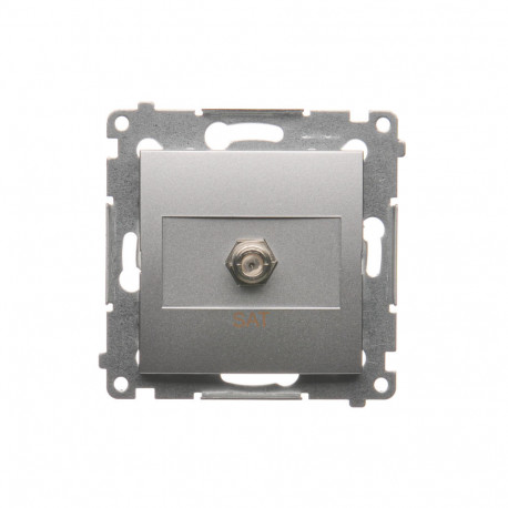 Simon54 Gniazdo satelit. poj. DASF1.01/43 srebrny