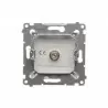 Simon54 Satellite single socket DASF1.01/43 silver