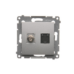 Simon54 SAT+RJ45 socket 6...