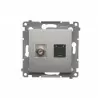 Simon54 Gniazdo SAT+RJ45 6 DASFRJ45.01/43 srebrny SIMON