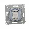 Simon54 Cross-over switch DW7.01/43 silver