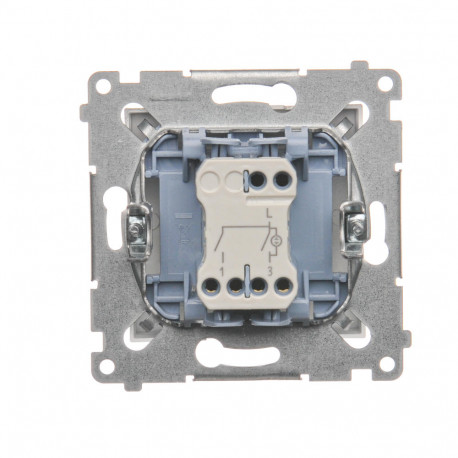 Simon54 Łącznik świecznikowy podświetlany DW5BL.01/43 srebrny SIMON