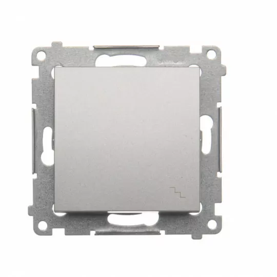 Simon54 DW6.01/43 silver two-way switch