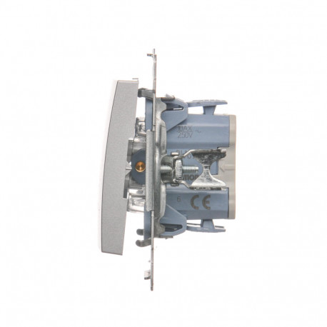 Simon54 Łącznik schodowy DW6.01/43 srebrny