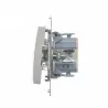 Simon54 DW6.01/43 silver two-way switch