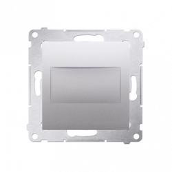 Simon54 zaślepka z mostkiem do ramek DPS.01/43 srebrny