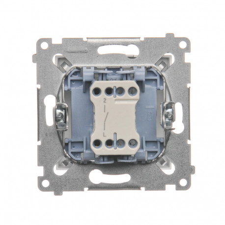 Simon54 Łącznik jednobiegunowy DW1.01/43 srebrny