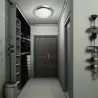 Plafon sufitowy HL634B 2x60W Chrom+Mat Horoz