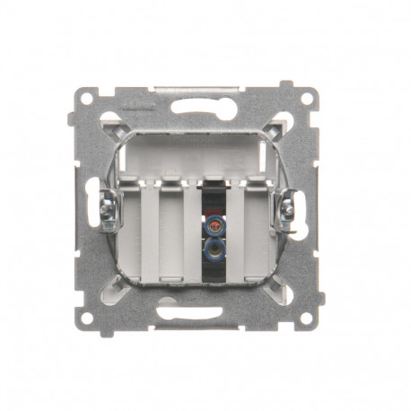 Simon54 Gniazdo głośnikowe pojed. DGL31.01/43 sreb