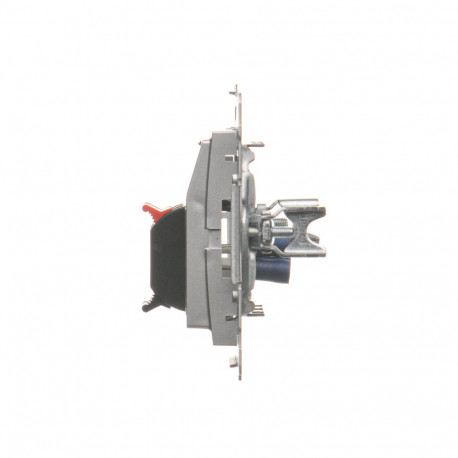 Simon54 Gniazdo głośnikowe podwójne DGL32.01/43 srebne SIMON