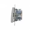 Simon54 Łącznik krzyżowy z podświetleniem LED DW7L.01/43 srebrny