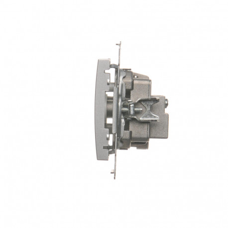 Simon54 Gniazdo Antenowe Przelot. RD/TV DAP10.01/43 srebrne