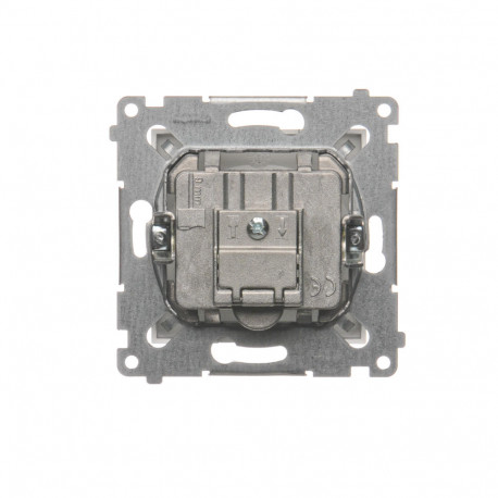 Simon54 Gniazdo Antenowe Przelot. RD/TV DAP10.01/43 srebrne