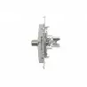 Simon54 Double SAT socket DASF2.01/43 silver