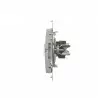 Simon54 RJ45 computer +phone socket RJ12 D5T.01/43 silver
