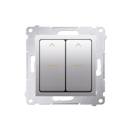 Simon54 Łącznik żaluzjowy 2-kr DZW2.01/43 srebrne
