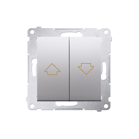 Simon54 łącznik żaluzjowy z blokadą DZW1.01/43 srebrny SIMON
