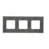 Simon 54 Nature Triple frame metal INOX DRN3/77