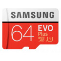 Karta pamięci microSD 64GB EVO Plus + adap SAMSUNG