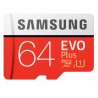 MicroSD 64GB EVO Plus memory card + adapter SAMSUNG