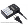 4xAA/AAA NC-450 black Ever Active rechargeable battery charger