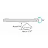 Lampa podszawkowa LED +PIR MCE235 Maclean