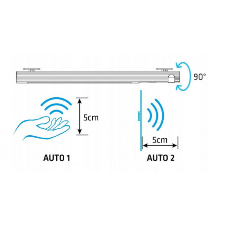 Lampa podszawkowa LED sensor MCE234 Maclean