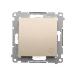 Simon54 Przycisk "dzwonek"  DD1.01/44 złoty